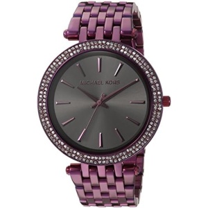 Michael Kors Women's MK3554 Darci Analog Display Quartz Purple Watch